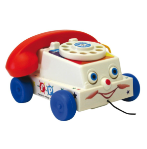 Spielzeugtelefon der Kindervilla Abraxas in Zürich-Wiedkion.